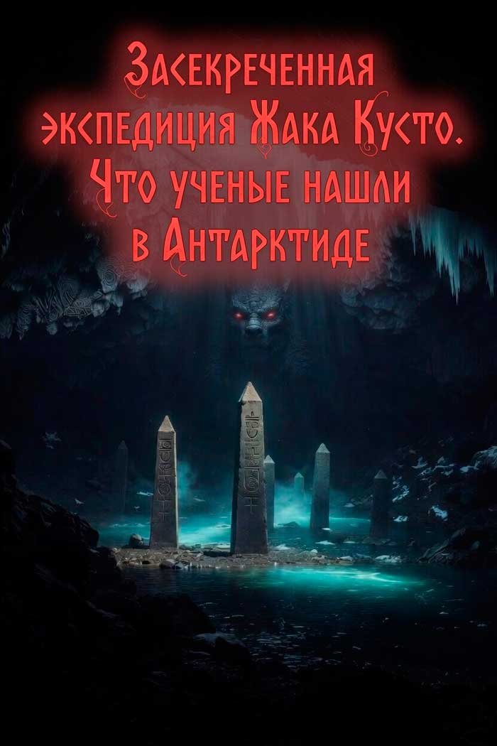 Жак Ив Кусто обнаружил в Антарктиде нечто жуткое? Тайная экспедиция 1973 года, исчезнувшие люди и засекреченные находки
